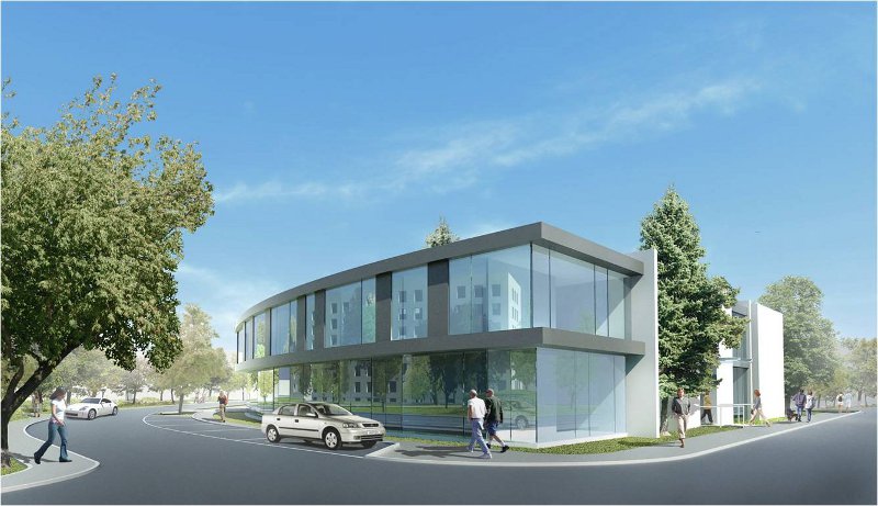 Wykonanie stanu surowego budynku Centrum Psychiatrii UMB, budowa zlokalizowana na zapleczu Uniwersyteckiego Szpitala Klinicznego w Białymstoku.